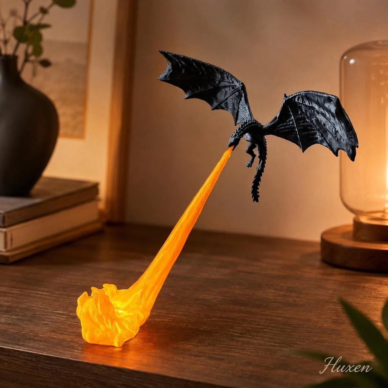 Fire-Breathing Dragon Figurine