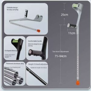 Foldable Forearm Crutch