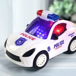 Electronic Light-Up Police Patrol Car Toy