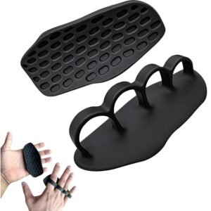 Rubber Gym Grips Fingerless Workout Grips
